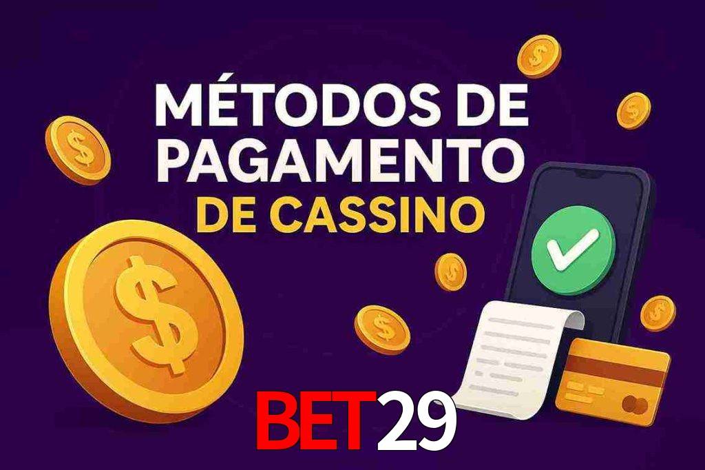 Métodos de Pagamento no bet29